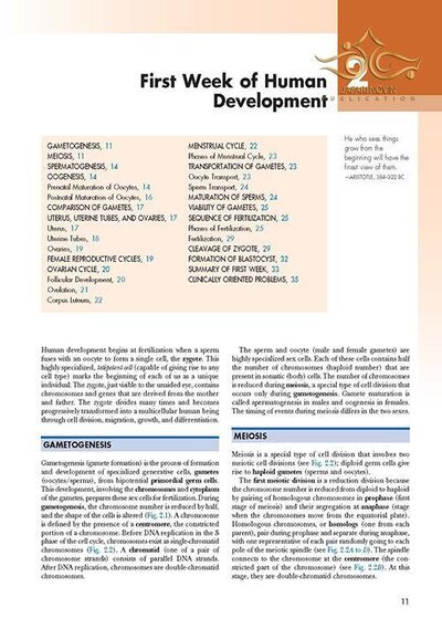 The Developing Human: Clinically Oriented Embryology 2019