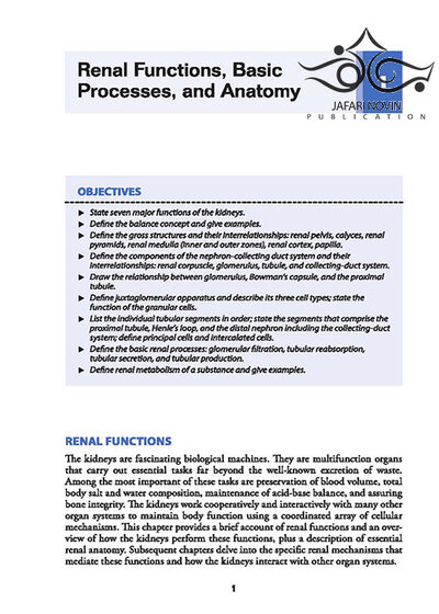 Vanders Renal Physiology, 9th Edition 2018