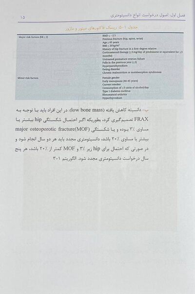 سنجش تراکم استخوان (دانسیتومتری)