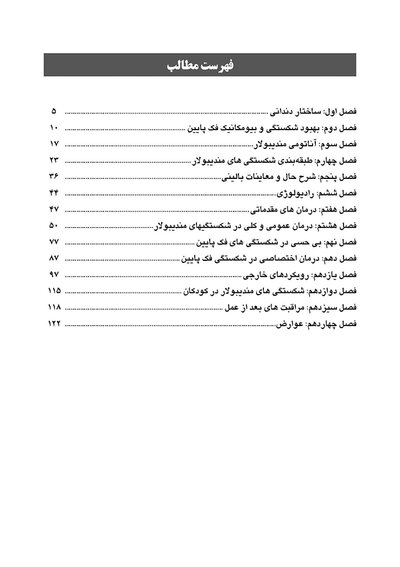 شکستگی های مندیبولار