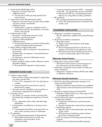 Miller's Anesthesia Review 4th Edition