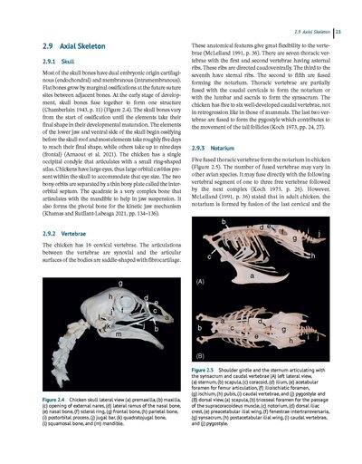 Anatomy and Histology of the Domestic Chicken