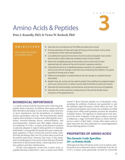 Harper's Illustrated Biochemistry, Thirty-33Edition