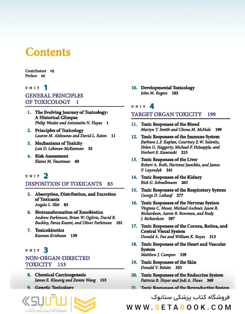 Casarett - Doull’s Essentials of Toxicology, 4th Edition