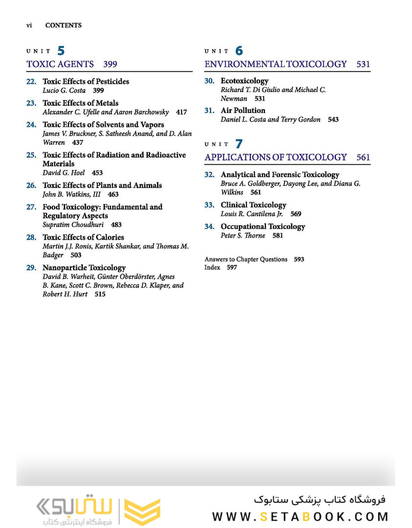 Casarett - Doull’s Essentials of Toxicology, 4th Edition