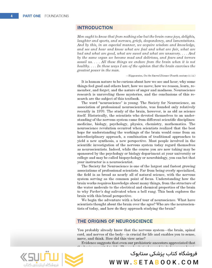 Neuroscience : Exploring the Brain 4th Edicion