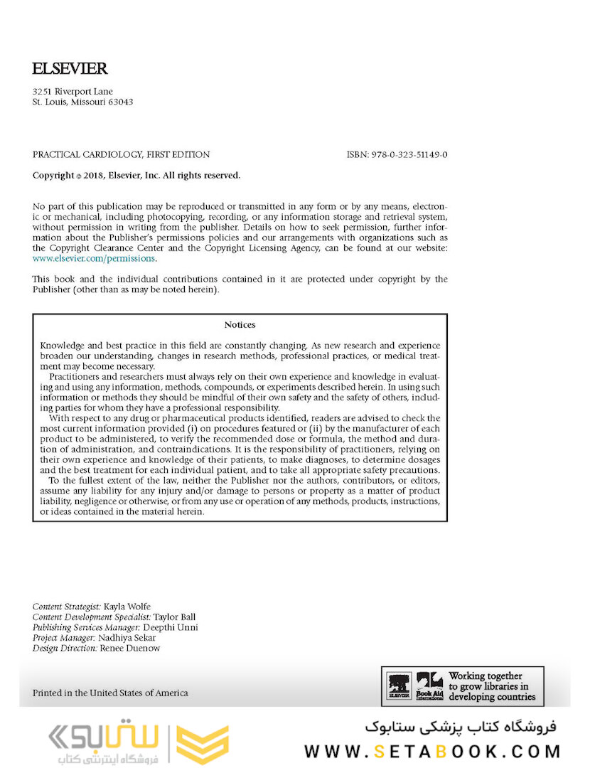 Practical Cardiology: Principles and Approaches 1st Edicion 2018