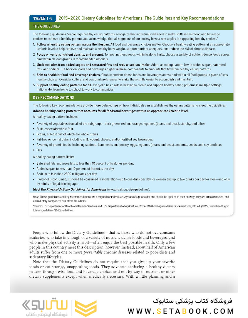 Nutrition and Diet Therapy