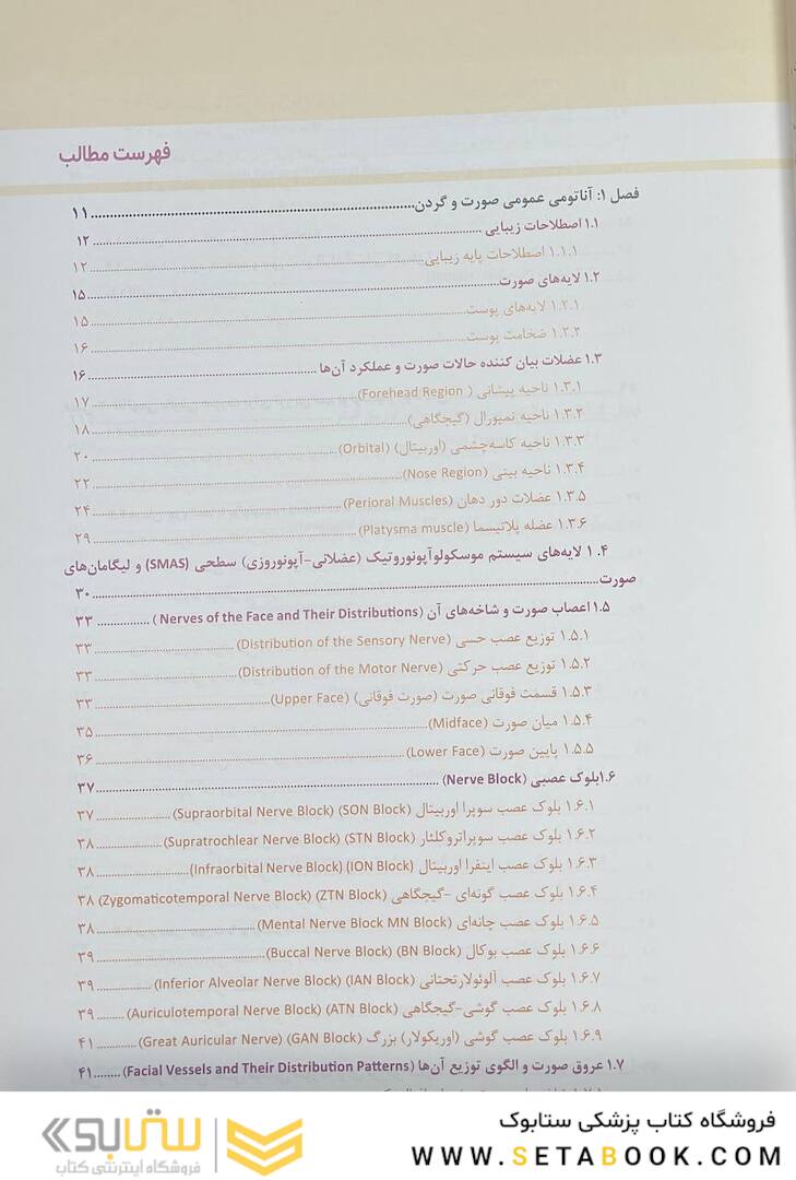 راهنمای کاربردی آناتومی بالینی صورت در تزریق فیلر و سم بوتولینوم