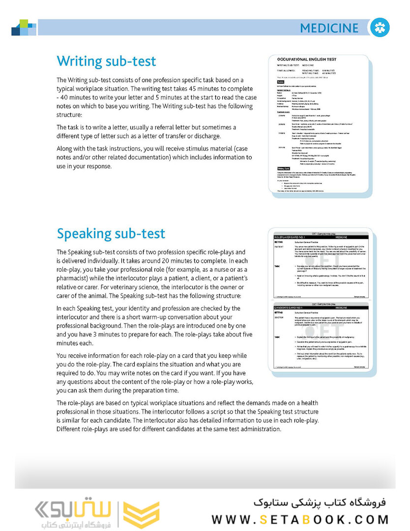 OET Medicine: Official OET Practice Book