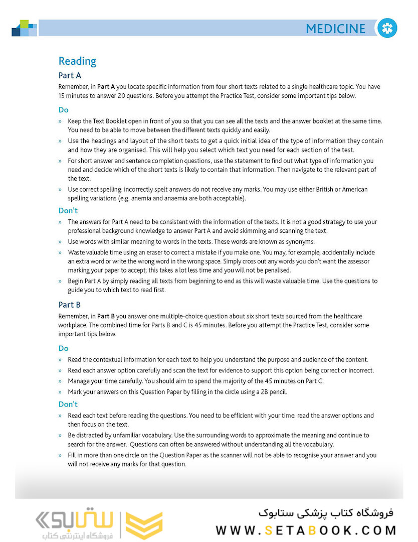 OET Medicine: Official OET Practice Book