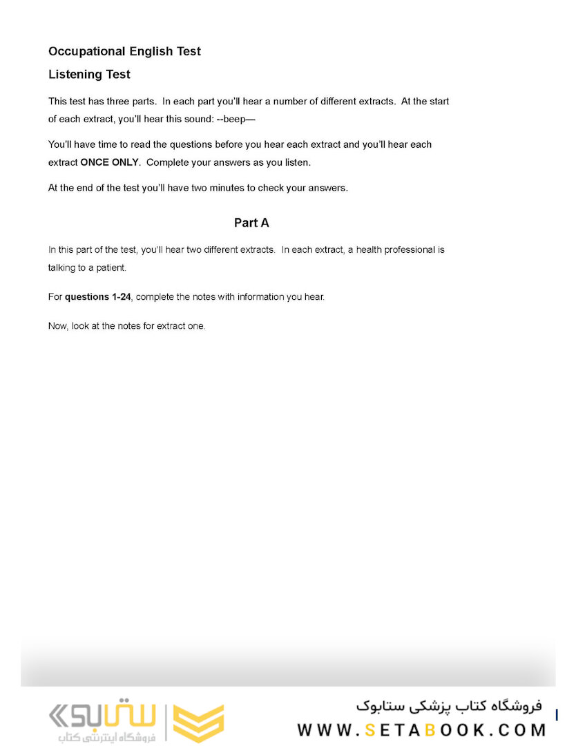 OET Medicine: Official OET Practice Book