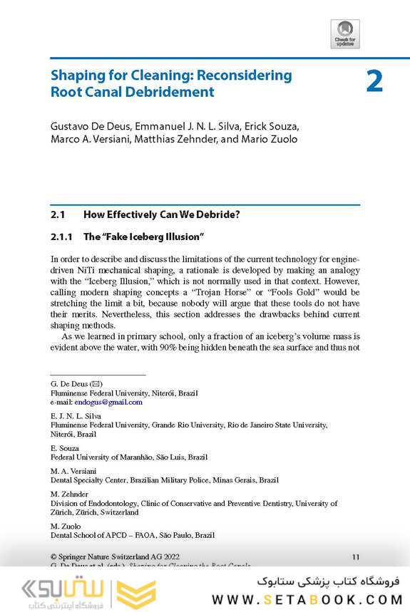 Shaping for Cleaning the Root Canals : A Clinical-Based Strategy 2022