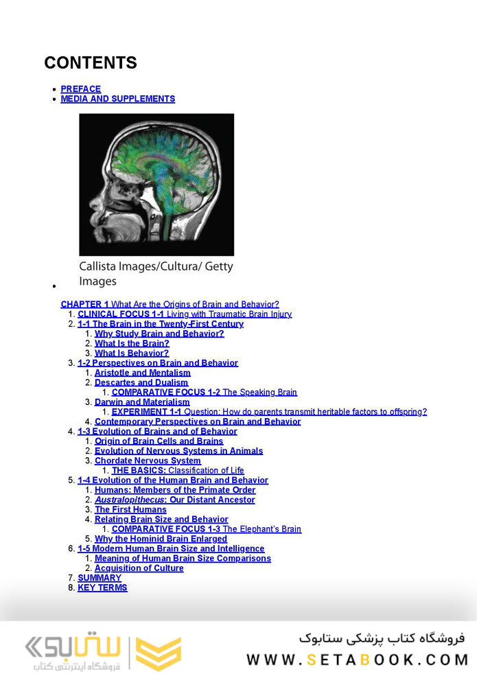 An Introduction to Brain and Behavior Sixth Edicion