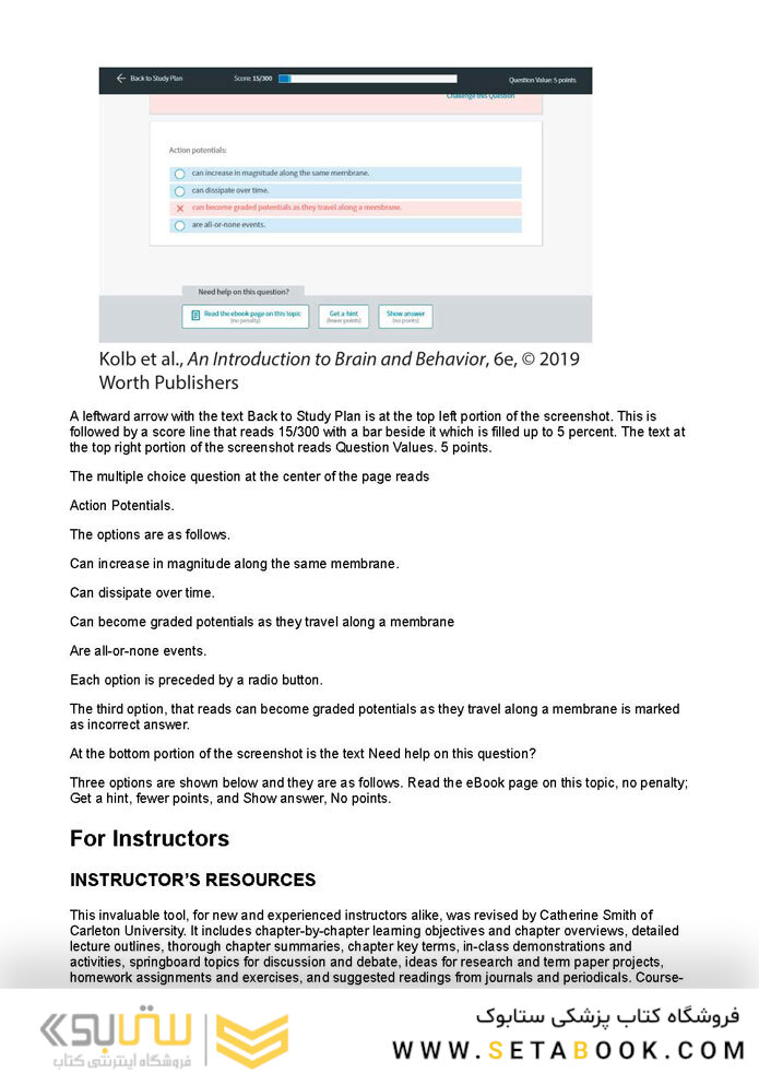 An Introduction to Brain and Behavior Sixth Edicion