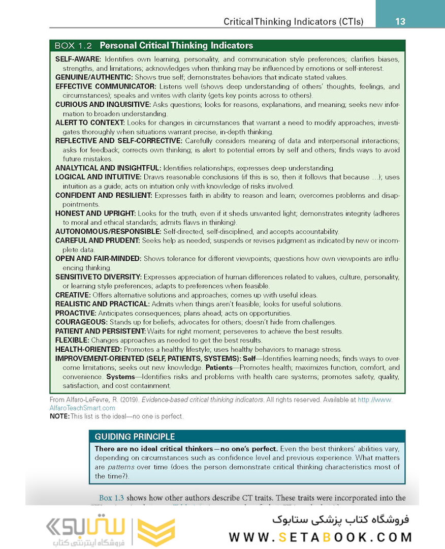Critical Thinking, Clinical Reasoning, and Clinical Judgment : A Practical Approach 2020