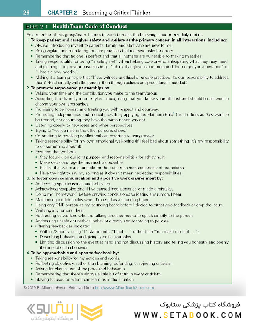 Critical Thinking, Clinical Reasoning, and Clinical Judgment : A Practical Approach 2020