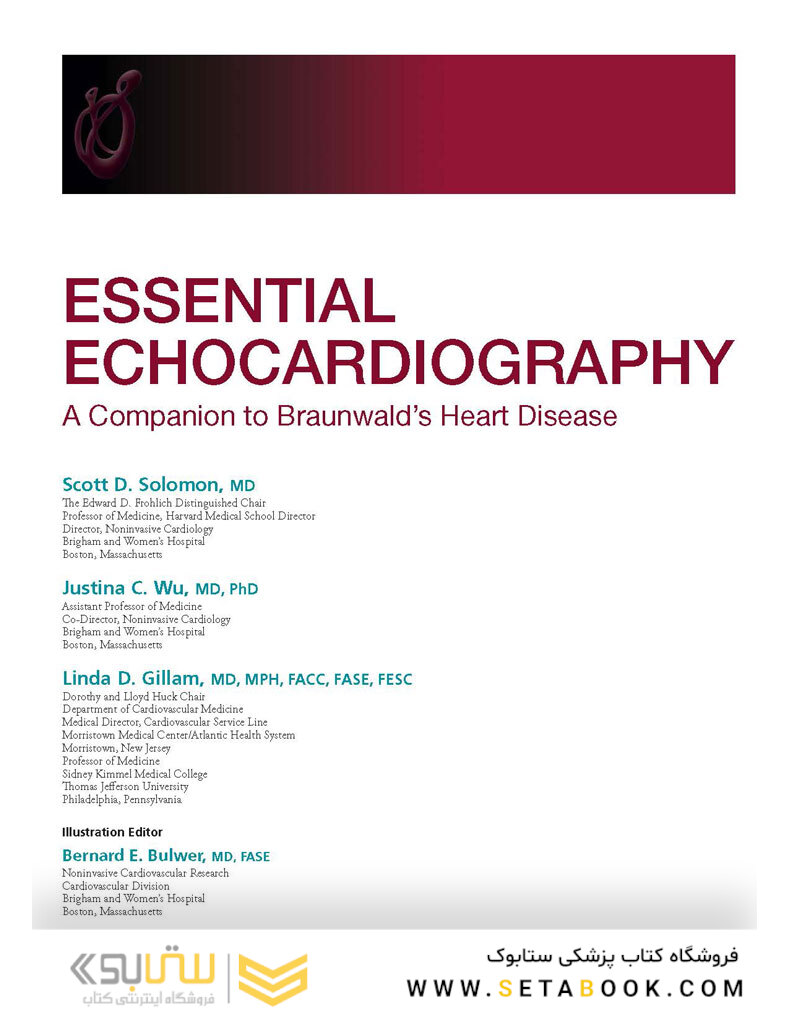 Essential Echocardiography: A Companion to Braunwald’s Heart Disease 1st Edicion