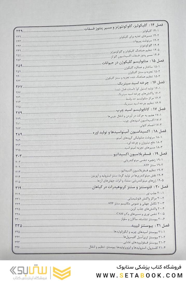چکیده اصول بیوشیمی لنینجر 2021