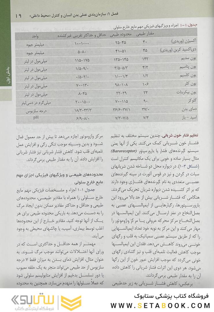 فیزیولوژی پزشکی گایتون هال 2021 جلد 1
