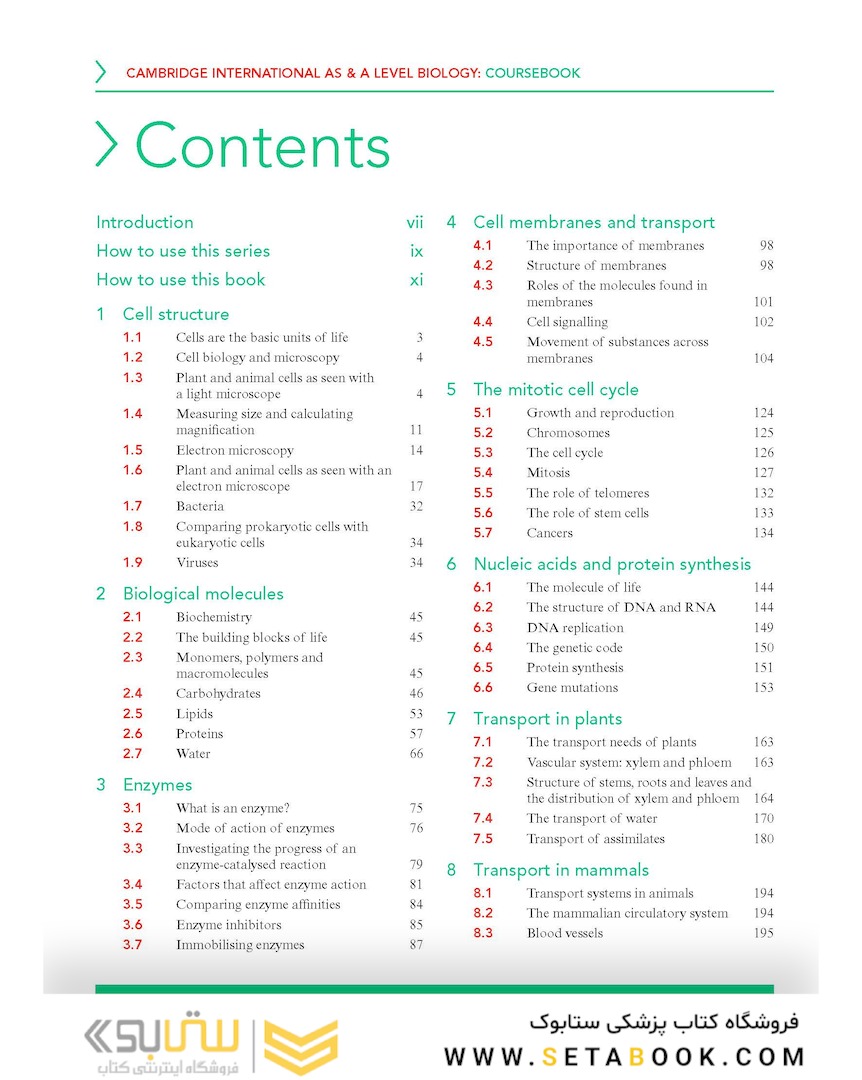 Cambridge International AS - A Level Biology Coursebook with Digital Access (2 Years) 5ed