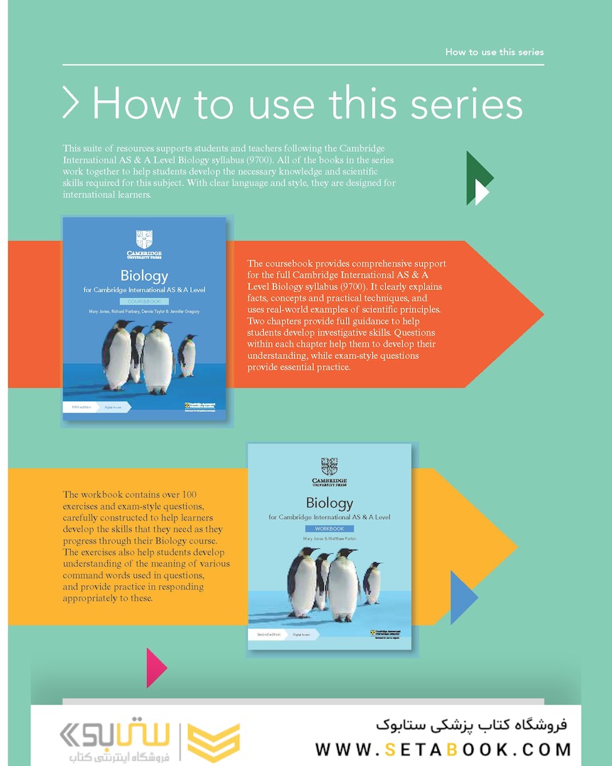 Cambridge International AS - A Level Biology Coursebook with Digital Access (2 Years) 5ed