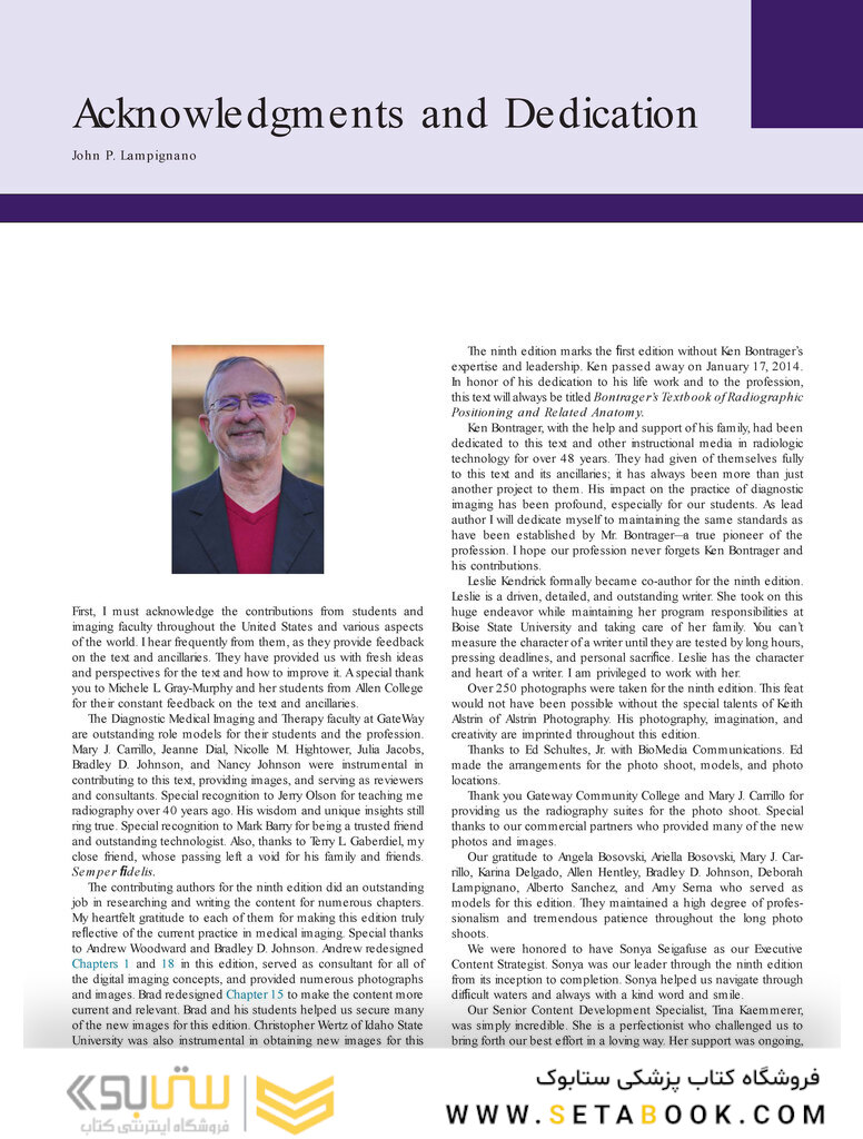 Bontrager’s Textbook of Radiographic Positioning and Related Anatomy, 9th Edition2017