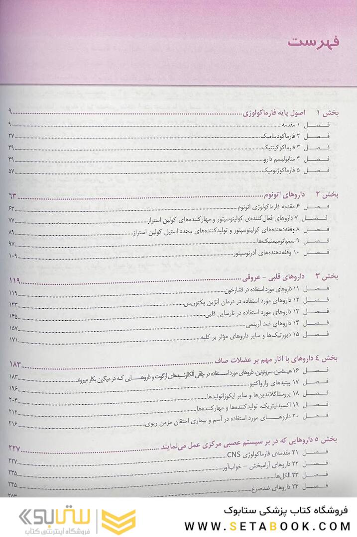 خلاصه و آزمون های فارماکولوژی کاتزونگ و ترور 2021