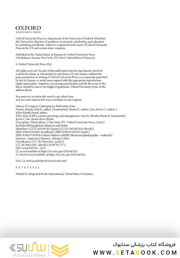 Atlas of EEG, Seizure Semiology, and Management 3rd Edición