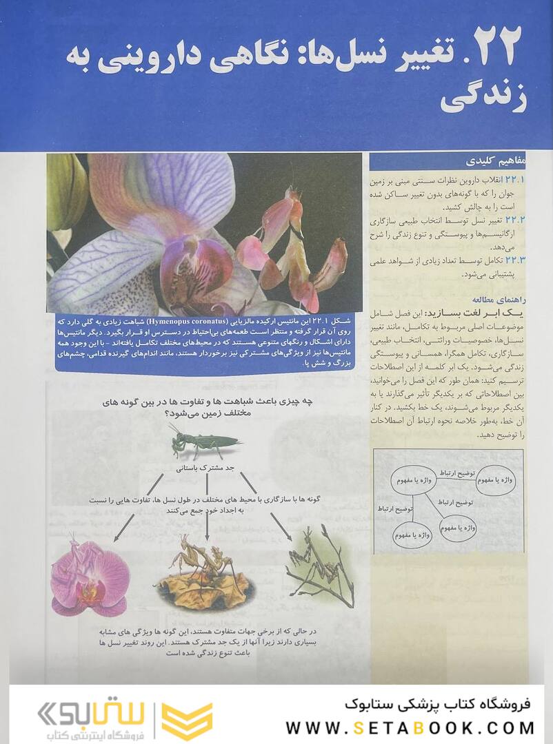 بیولوژی کمپبل 2021 جلد 4 مکانیسم تکامل و تاریخچه تکاملی تنوع زیستی