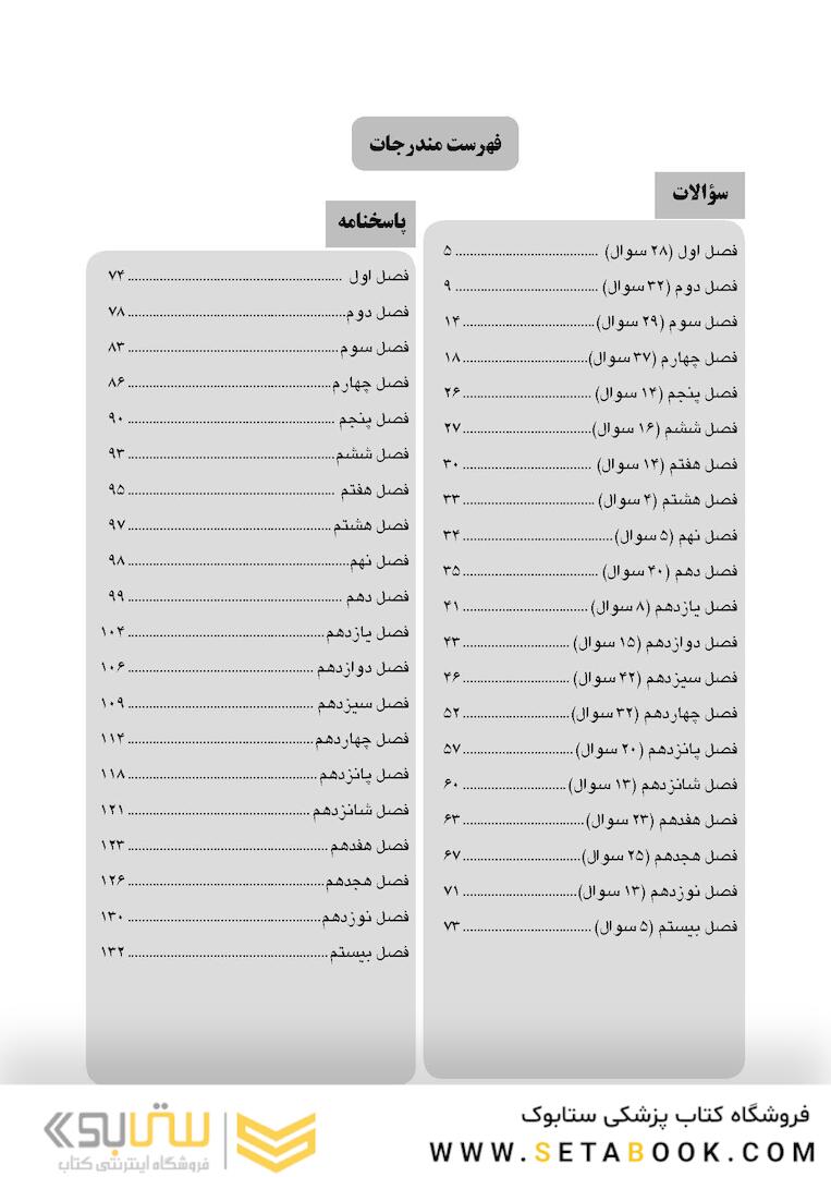 DDQ مجموعه سوالات تفکیکی دندانپزشکی بی حسی موضعی مالامد 2020