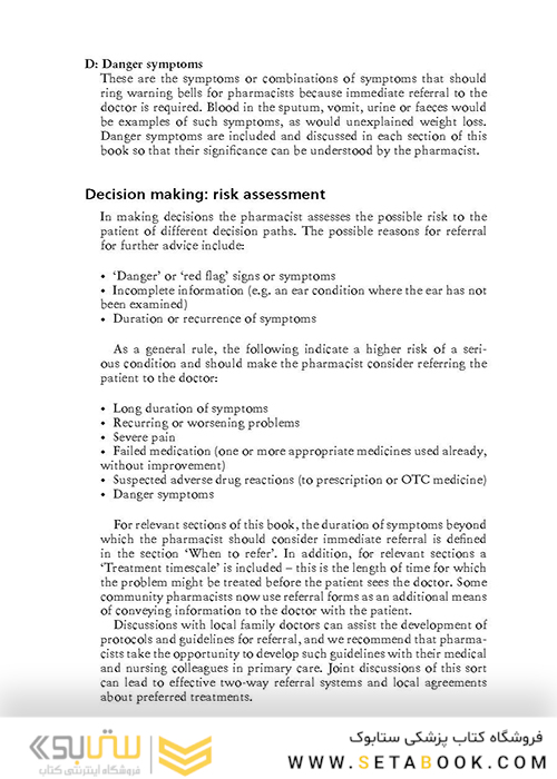 Symptoms in the Pharmacy: A Guide to the Management of Common Illnesses 7th Edition