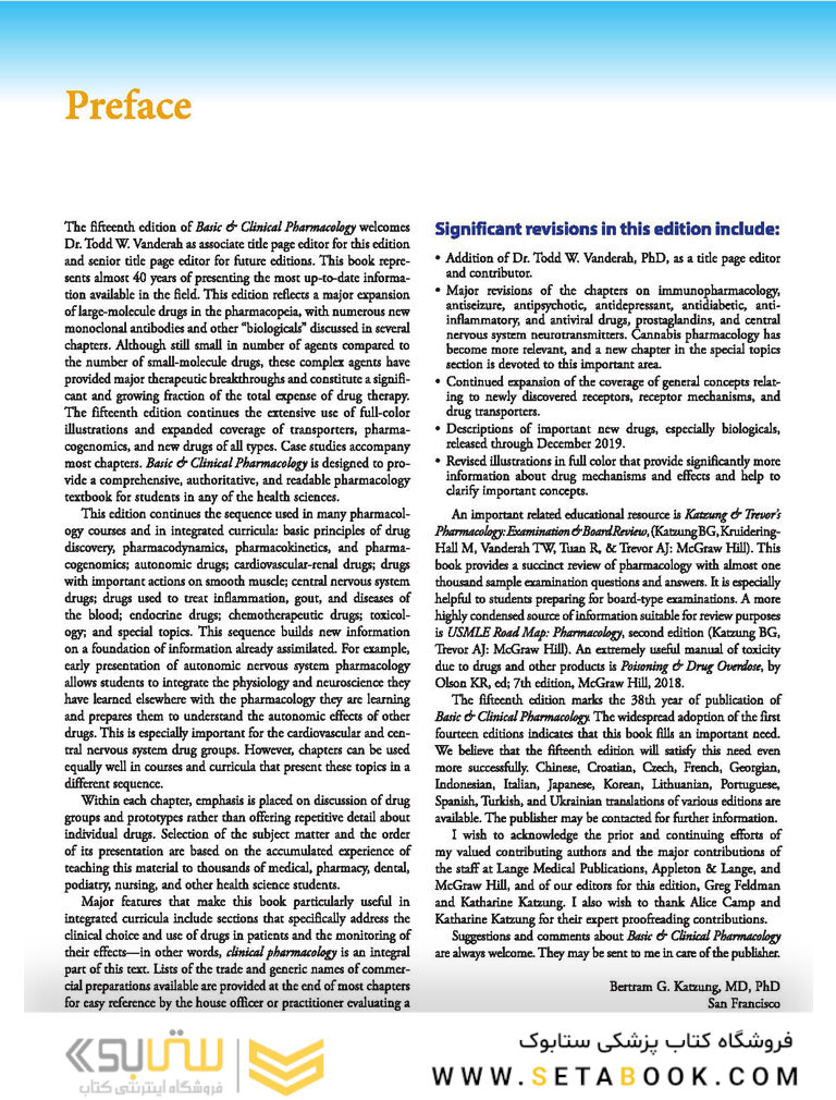 Basic and Clinical Pharmacology 15e 2021