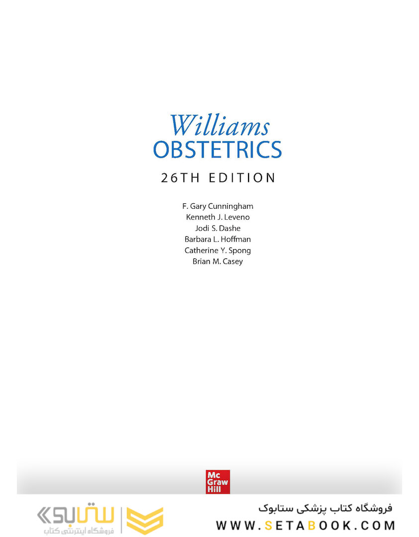 Williams Obstetrics 26th Edicion 2022