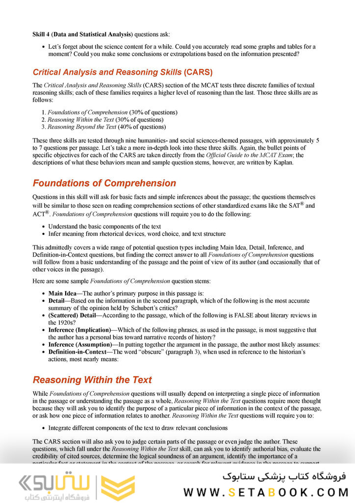 MCAT General Chemistry Review 2023-2024