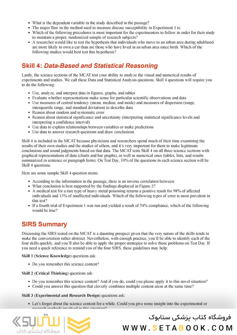 MCAT General Chemistry Review 2023-2024