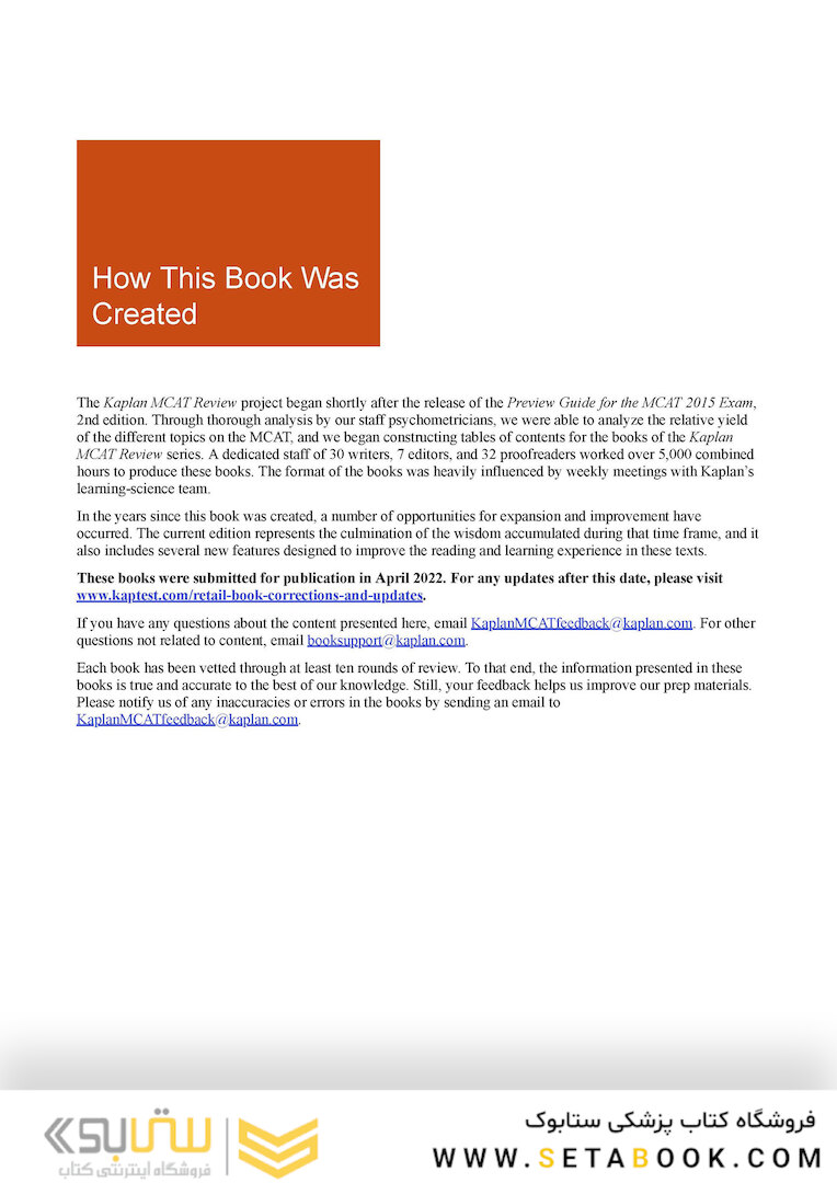 MCAT General Chemistry Review 2023-2024