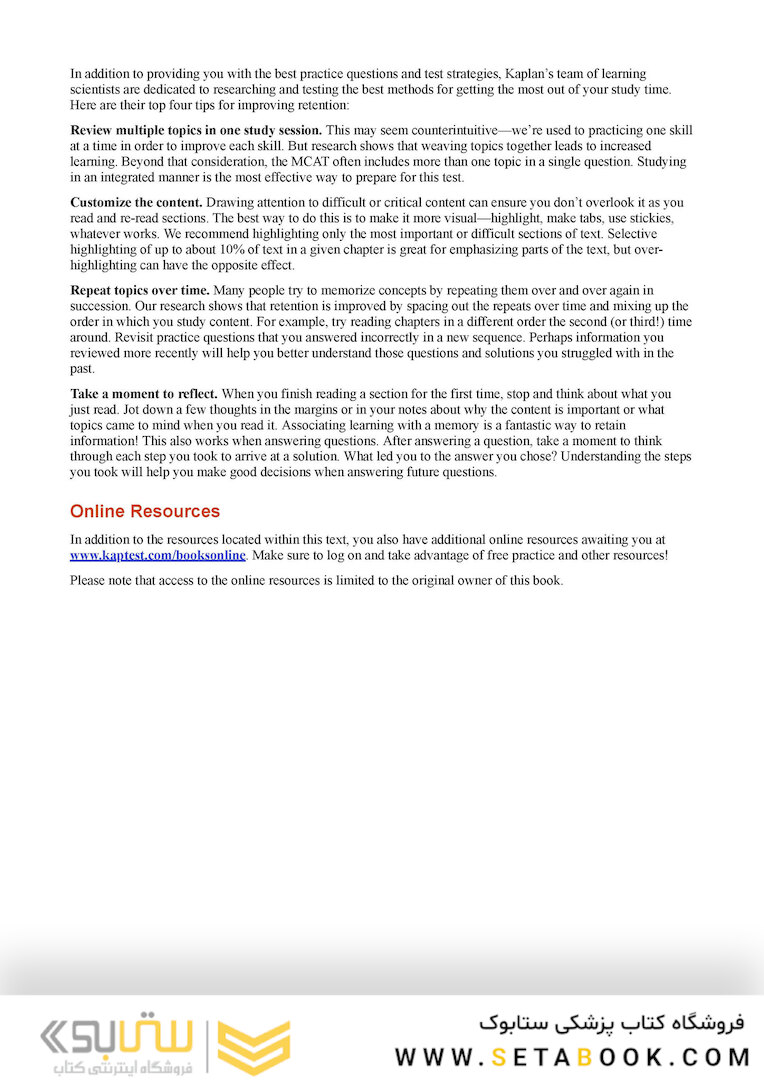 MCAT General Chemistry Review 2023-2024