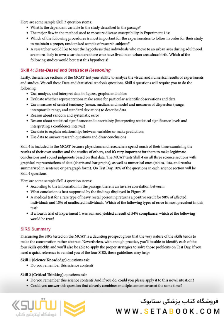 MCAT Biochemistry Review 2023-2024