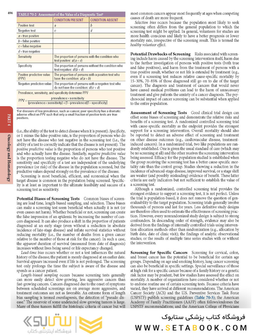 HARRISONS PRINCIPLES OF INTERNAL MEDICINE Part Oncology And Hematology
