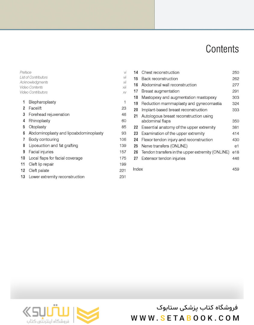 Core Procedures in Plastic Surgery 2nd Edition 2020