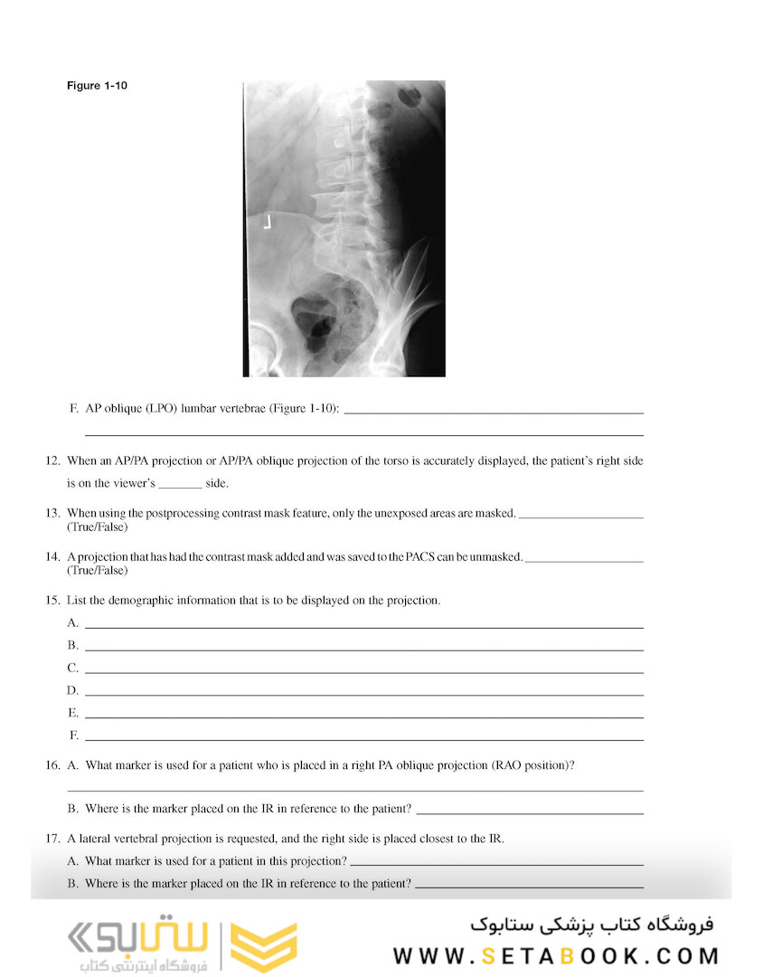 Workbook for Radiographic Image Analysis 5th Edicion