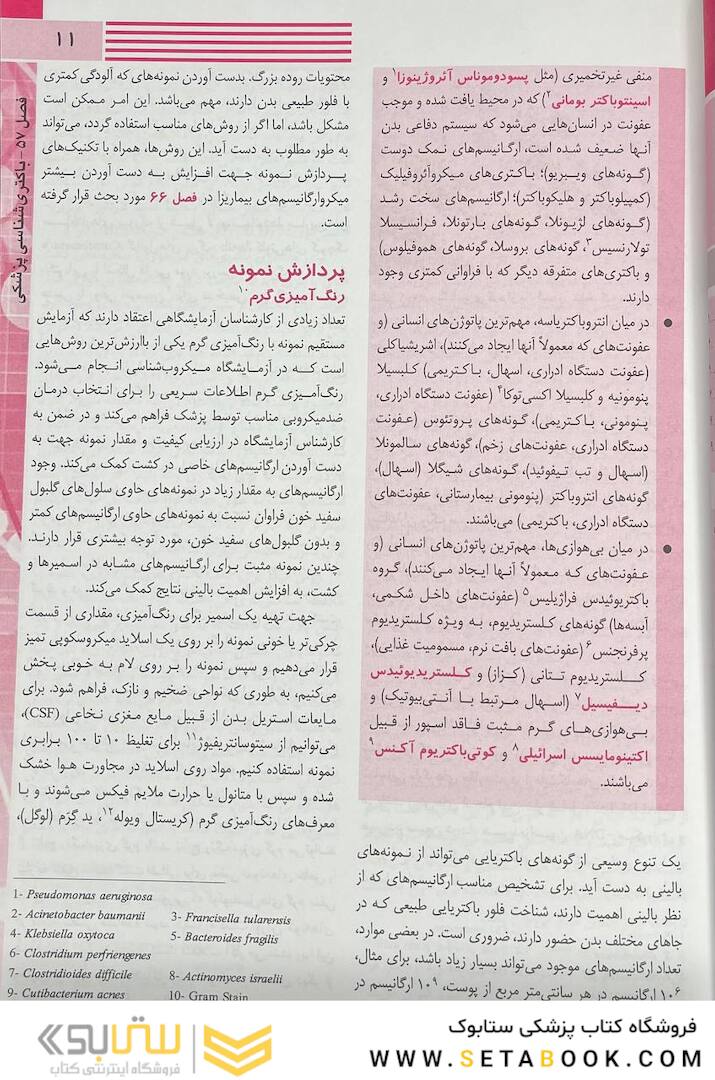 میکروب شناسی پزشکی هنری دیویسون 2022 (باکتری / ویروس / قارچ / انگل)