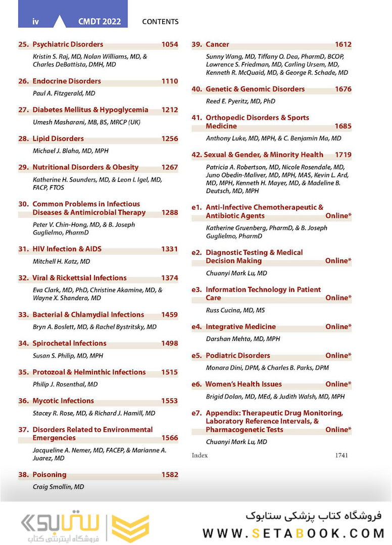 CURRENT Medical Diagnosis and Treatment 2022