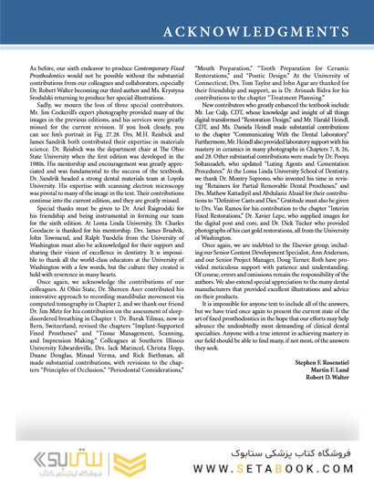 Contemporary Fixed Prosthodontics 6th Edition2023