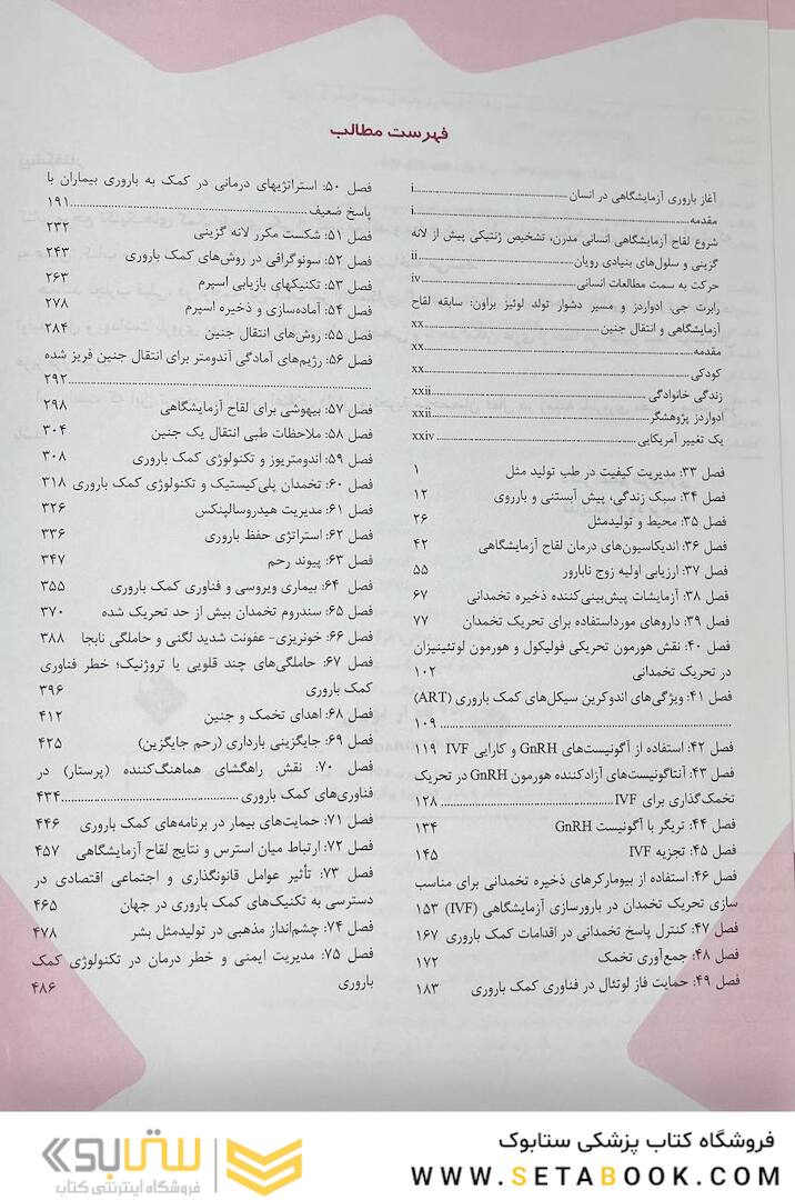 مرجع تکنیک های کمک باروری شوهام 2018 جلد دوم