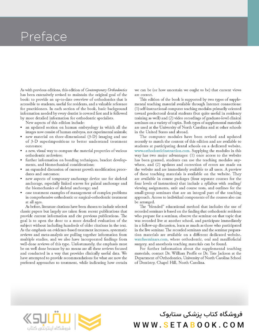 Contemporary Orthodontics 6th Edition 2019