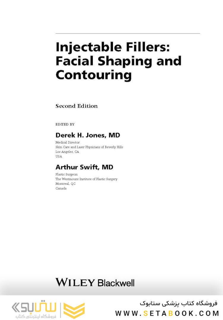 Injectable Fillers: Facial Shaping and Contouring 2nd Edition2019