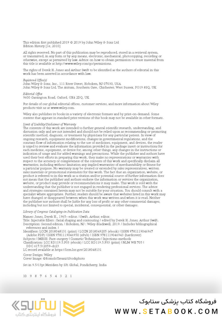 Injectable Fillers: Facial Shaping and Contouring 2nd Edition2019