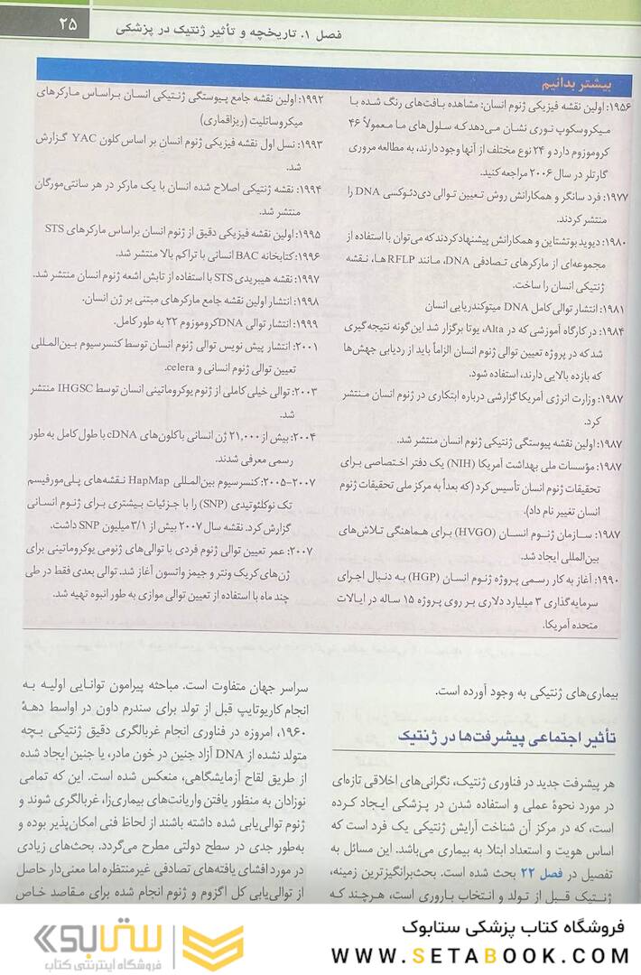 اصول ژنتیک پزشکی و ژنومیکس امری 2022